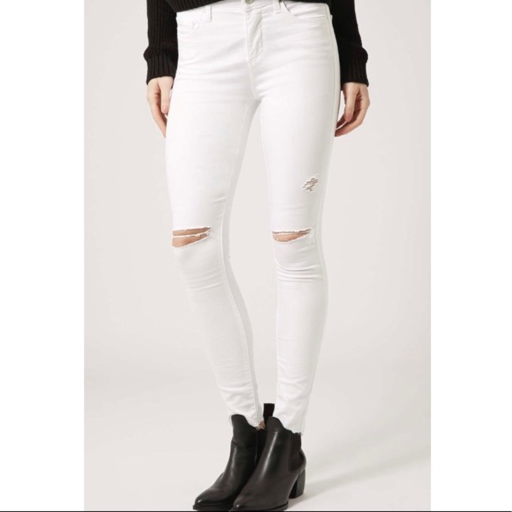 Topshop Leigh Moto Jeans